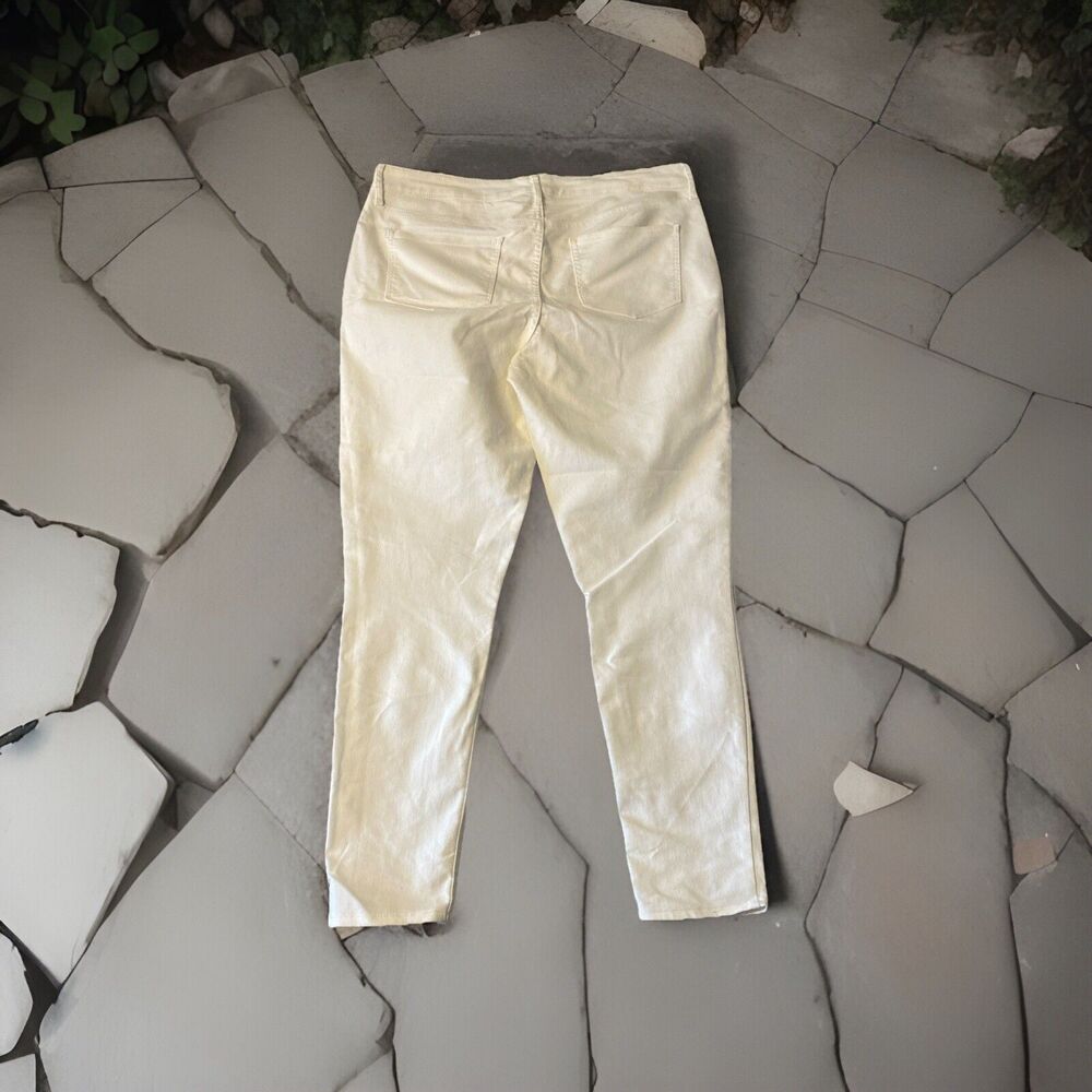 Old Navy Jeans Womens Size 14 White Tall Super Skinny Ankle